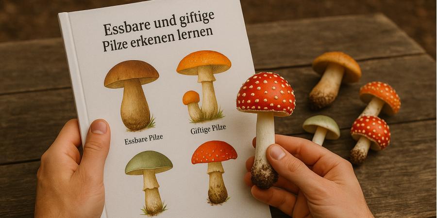 Bild 1 zum Beitrag mit dem Thema: Essbare und giftige Pilze erkennen lernen